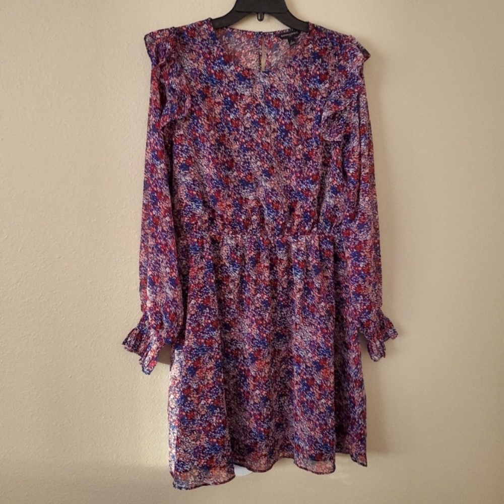 Banana Republic Petite Smocked Fit and Flare Dress